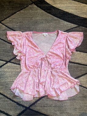 LOVE FIRE MESH BLOUSE